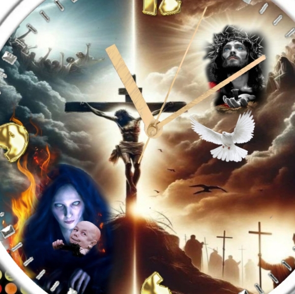 Religious clock - Picture 2 of 4